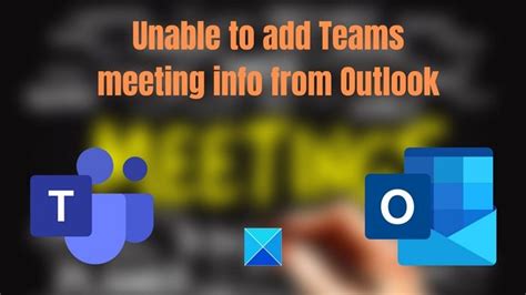 add online meeting to all meetings missing|Unable to add Teams meeting info from Outlook.